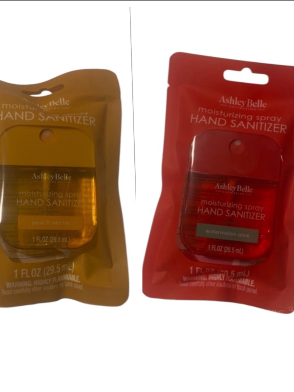Hand Sanitizer Duo! Peach nectar & Watermelon Aloe.
